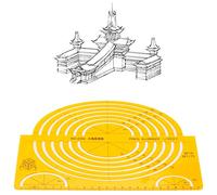 VGEBY Règle Géométrique OCO Géométrique du Modèle D'architecture Durable pour les Besoins de L'architecture et de L'ingénierie (4352)