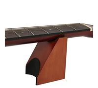 VGEBY Repose-Manche de Guitare Support de Manche en Acajou 2,6x3,7x2,4 Pouces pour Outil de Réparation de ukulélé Basse de Guitare avec 2 Côtés en Hauteur Prévention des Rayures pour les Changements