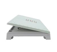 VGEBY Repose-pieds Sous Bureau Réglable Ergonomique Confort (GREEN) | de massage, adaptée à la maison et au bureau, matériau PP durable, réglages de hauteur