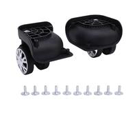 VGEBY Roues de Bagages, 1 Paire de Roues de Valise à Bagages Silencieuses à Double Rangée en ABS avec Vis Compatibles pour la Plupart des Valises de Bricolage