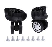 VGEBY Roues de Bagages, Valise Silencieuse Universelle, Kit de Remplacement ABS Résistant à l'usure pour la Plupart des Types de Bagages avec Matériel