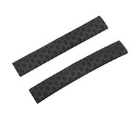 VGEBY Ruban Adhésif pour de Tambour, Matériau en Polyéthylène avec Finition Mate, Adhérence Améliorée et Absorption des Chocs pour les Batteurs, 2 Pièces (BLACK)