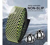 VGEBY Ruban de Guidon de Cyclisme, Matériau en Mousse, Poignée Antidérapante, Absorbant les Chocs, Idéal pour les Vélos de Route et de Montagne (GREEN)