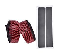 VGEBY Ruban de Guidon de Cyclisme, Matériau en Mousse, Poignée Antidérapante, Absorbant les Chocs, Idéal pour les Vélos de Route et de Montagne (rouge)