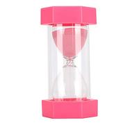 VGEBY Sablier Sablier Minuterie 15 Minutes Rose Décoration en Plastique Durable Chronométrage de Cuisine