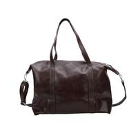 VGEBY Sac à Bandoulière, Sac à Main de Voyage en Cuir PU de Grande capacité avec Sangle Réglable pour les Femmes élégantes Faisant du Shopping et du Travail, Café