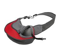 VGEBY Sac à Dos de Transport pour Chien, Sac de Transport pour Animaux de Compagnie en Tissu Oxford en Maille Respirante avec Sangle Réglable pour Petits Chiens et Chats (S 5,7 Pouces)