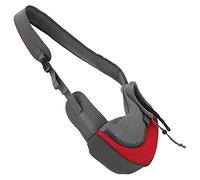 VGEBY Sac à Dos de Transport pour Chien, Sac de Transport pour Animaux de Compagnie en Tissu Oxford en Maille Respirante avec Sangle Réglable pour Petits Chiens et Chats (L 7,9 Pouces)