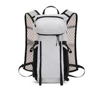 VGEBY Sac à Dos d'hydratation, Sac à Dos de Course en Nylon Léger avec Vessie d'eau de 2 L, Parfait pour Le Cyclisme et la Randonnée pour Hommes et Femmes (Blanc Gris)