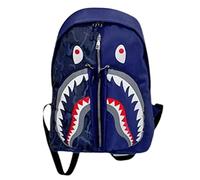VGEBY Sac à Dos,Imprimé Requin Original et Tendance,Oxford Léger Imperméable,1 Compartiment Principal 4 Poches Bretelles Réglables for Étudiants Voyageurs Loisirs Outdoor École Randonnée