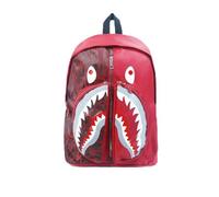 VGEBY Sac à dos requin, imprimé original tendance léger imperméable Oxford, compartiment principal 4 poches bretelles réglables pour étudiants voyages quotidien sport