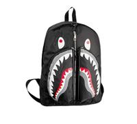 VGEBY Sac à Dos Requin, Imprimé Original Tendance Léger Imperméable Oxford Compartiment Principal 4 Poches Bretelles Réglables pour Étudiants Voyageurs Sportifs Loisirs Extérieur
