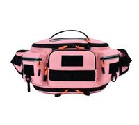 VGEBY Sac Banane, Multifonctionnel avec Tissu Oxford Imperméable et Crochets Externes Sac de Pêche Étanche pour Pêcheurs Activités Plein Air Randonnée Camping Voyage