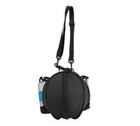 VGEBY Sac de Basket-Ball, Porte-Balle de Sport Portable en Tissu Oxford avec Bandoulière Réglable et Poches en Filet pour Bouteille d'eau pour Les Activités de Plein Air (Black)