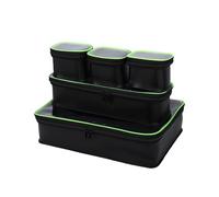 VGEBY Sac de Matériel de Pêche, Organisateur D'appâts Léger et étanche en EVA avec Grande capacité et Large Espace pour Le Stockage D'accessoires de Pêche, de Camping et de (Ensemble Cinq en Un)