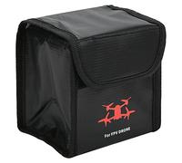 VGEBY Sac de sécurité pour Batterie Ignifuge et Antidéflagrant, Pochette de Protection pour Batterie Lipo avec Crochet et Boucle d'étanchéité pour Le Stockage et Les Voyages du Drone (2)