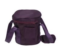 VGEBY Sac de transport épais pour bol de musique en cristal violet avec poche de rangement, double fermeture éclair pour les voyageurs