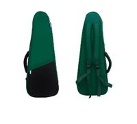 VGEBY Sac pour ukulélé durable en tissu Oxford, rembourrage épais de style simple pour petite guitare de 58,4 cm, bandoulière réglable pour musiciens, vert foncé, vert foncé, Décontracté