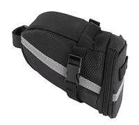 VGEBY Sacoche de Selle de Vélo en Polyester avec Bande Réfléchissante et Poche Filet, capacité de 1,2 L, pour Vélos de Route, VTT et Vélos pliants.