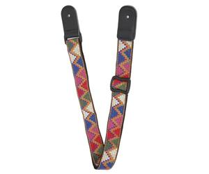 VGEBY Sangle ukulélé Nylon, Sangle Bohème Réglable 70-122 Cm, for Jeu et | Construction en Nylon et Cuir, S'adapte à la Plupart des Ukulélés, Durable