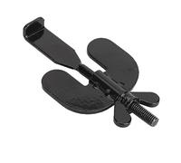 VGEBY Serrure de Porte Portable, Dispositif de sécurité en Acier Inoxydable avec écrou à Oreilles Réglable pour la Protection de la Vie Privée des Voyages à l'hôtel à Domicile (BLACK)