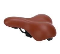 VGEBY Siège de vélo, Selle de vélo en Cuir PU Pare-Chocs Ergonomique Confortable Montagne vélo Selle siège Remplacement vélo Housse de Coussin Accessoire(Marron) pièces détachées vélo