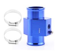 VGEBY Sonde Température De l'eau Tuyau Jauge Radiateur Durite Capteur Adapteur Tube Accord Bleu 26-40MM (Taille : 34MM)