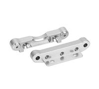 VGEBY Support de Bras Oscillant Avant en Alliage D'aluminium, Léger et Facile à Installer, avec un Style Haut de Gamme, pour les Véhicules VRX Racing 1 10 Desert Off Road RH1043 RH1045 (10912S argent)