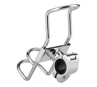 VGEBY Support de Canne à Pêche Support de Canne à Pêche en Acier Inoxydable Pince de Montage sur Rail Réglable à 360 Degrés 26 Mm 32 Mm Rotatif sans Perceuse pour la en Bateau Kayak (26mm)