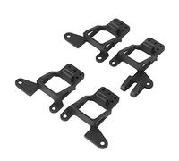 VGEBY Support de Choc 4 pièces amortisseurs Avant arrière réglables Jambes de Force Amortisseur Tours montés pour Voiture RC(Noir)