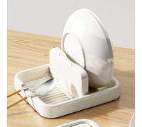 VGEBY Support de Couvercle de Casserole Pliant, Repose-ustensile en Plastique, Porte-cuillère de Couvercle de Casserole Multifonctionnel pour la Cuisine Utilitaire de 6.4x7,4 Pouces