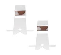 VGEBY Support de Couvercle de Mijoteuse en Acier Inoxydable, Support Organisateur de Couvercle de Casserole élégant pour la Cuisine 2 Pièces