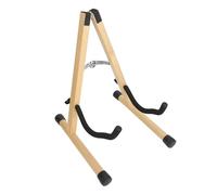 VGEBY Support de Guitare Pliant, Support de Guitare à Cadre en Bois Portable Réglable avec Construction en Bois D'aulne Massif pour Mandoline de Basse électrique Acoustique (Grain de )