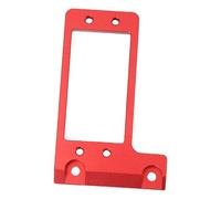 VGEBY Support de Montage de Servo de Voiture RC en Alliage D'aluminium, Remplacement D'usinage CNC pour Essieu de Portail VP Capra F9, avec Installation Stable et Précision de (Rouge)