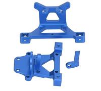 VGEBY Support de Poste de Carrosserie Avant Arrière RC, Support de Fixation de Poste de Coque RC en Alliage D'aluminium pour Voiture Traxxas E Revo Slash 1/16 (Bleu