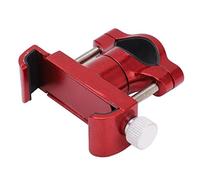 VGEBY Support de Téléphone de Vélo, Support de Guidon Rotatif à 360 Degrés en Alliage D'aluminium Léger avec clé Hexagonale, pour Vélos, Motos, Scooters électriques (Rouge)