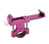 VGEBY Support de Téléphone de Vélo, Support de Guidon Rotatif à 360 Degrés en Alliage D'aluminium Léger avec clé Hexagonale, pour Vélos, Motos, Scooters électriques (Pink)