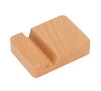 VGEBY Support de Téléphone Portable en Bois, Support de Téléphone Portable Universel, de Bureau en Bois 8 X 6 X 2 Cm, Résistante aux Rayures, de pour Bureau, Maison, Voyage