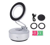 VGEBY Support de Téléphone pour Voiture, avec Ventouse à Succion Nano | Alliage D'aluminium, Alliage de Zinc, Silicone, Rotation Réglable sur 4 Axes, Assistance par Disque Magnétique, pour Usage