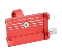 VGEBY Support de Téléphone, Tout en Alliage D'aluminium, Léger, Haute dureté, Facile à Installer avec Vis Rétractables et Verrouillage Automatique, pour Téléphones Portables de 3,5 à (Rouge)