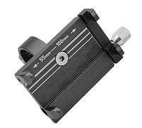 VGEBY Support de Téléphone, Tout en Alliage D'aluminium, Léger, Haute dureté, Facile à Installer avec Vis Rétractables et Verrouillage Automatique, pour Téléphones Portables de 3,5 à (Black)