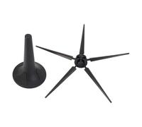 VGEBY Support de Trompette, Support D'instrument Pliable Amovible à 5 Pieds en Métal avec Vis Rotatives Rembourrage en Velours Noir, pour Trompette et Flûte