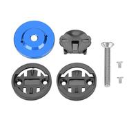 VGEBY Support d'ordinateur de vélo de Route Potence Bouchon de vélo Chronomètre Compteur de Vitesse GPS Support Garmin œil de Chat Bryton, Bleu