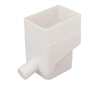 VGEBY Système de Collecte d'eau de Pluie, Matériau ABS avec Kit de Dérivation de Bec Verseur et Tuyau de 4 Pieds, économiseur d'eau Efficace pour l'entretien du Jardin et de la Pelouse (White)