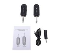 VGEBY Système de Guitare sans Fil Émetteur-récepteur ABS Type C Charge Rapide Portée de 150 M Batterie de 8 Heures Quart de Pouce Plug and Play pour Guitare électrique Basse Musiciens de Scène (1 à 1)