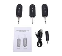 VGEBY Système de Guitare sans Fil Émetteur-récepteur ABS Type C Charge Rapide Portée de 150 M Batterie de 8 Heures Quart de Pouce Plug and Play pour Guitare électrique Basse Musiciens de Scène (1 à 2)