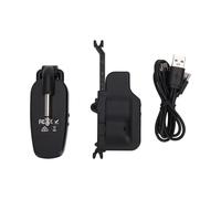 VGEBY Système de Guitare sans Fil, émetteur-récepteur de Micro de Guitare Acoustique UHF avec Construction ABS, 10 Canaux, Faible Latence Inférieure à 1 Ms, Portée de 50 M pour Les Musiciens de