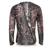 VGEBY T-Shirt de T-Shirt Respirant à Manches Longues Vêtements d'arbre de Jungle(XL)