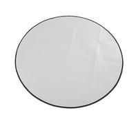 VGEBY Tapis Ignifuge de 36 Pouces, Tapis Rond Résistant aux Hautes Températures pour Foyer sous Le Brasero avec Revêtement en Silicone Double Face, Imperméable et Facile à Nettoyer