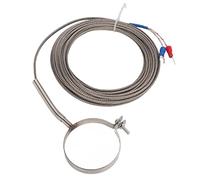 VGEBY Thermocouple de Type K, Acier Inoxydable avec Capteur de Température à Réponse Rapide pour Mesure de 32 à 752 °F dans les Applications Industrielles (#4)